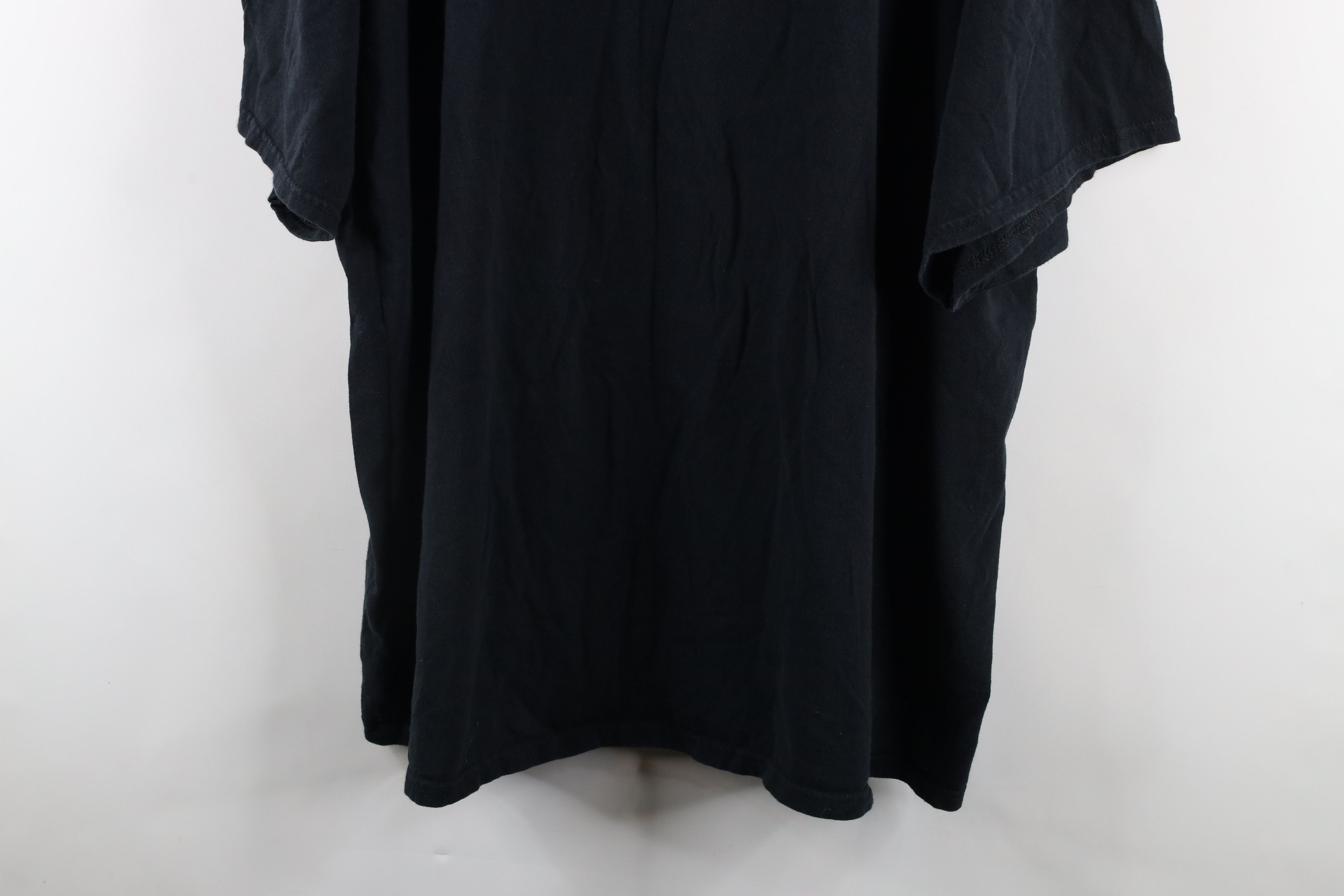 Vintage Vintage 90s Streetwear Short Sleeve T-Shirt Black Cotton Size US XXL / EU 58 / 5 - 3 Thumbnail