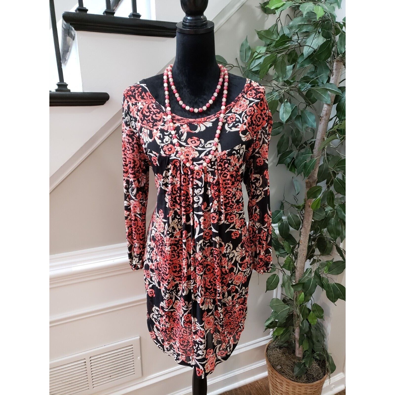 Other Womens Polyester Long Sleeve Knee Length Dress Size Medium Size M / US 6-8 / IT 42-44 - 10 Thumbnail