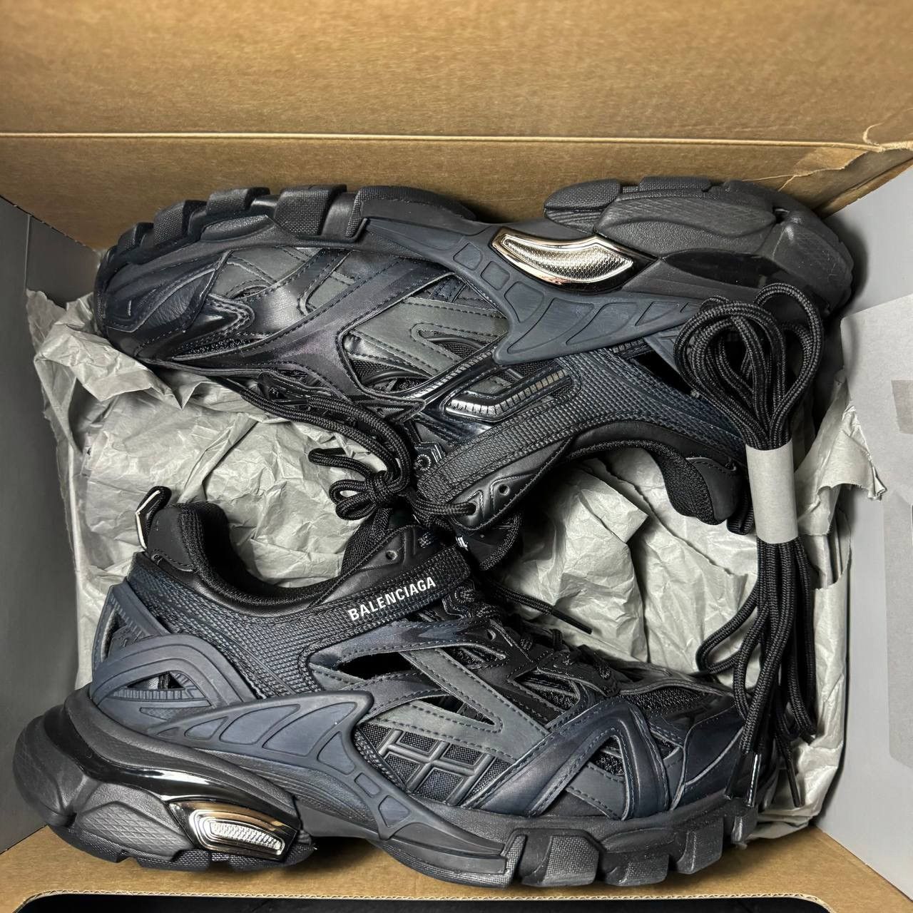 Balenciaga balenciaga track 2 black Size US 7 / EU 40 - 6 Thumbnail