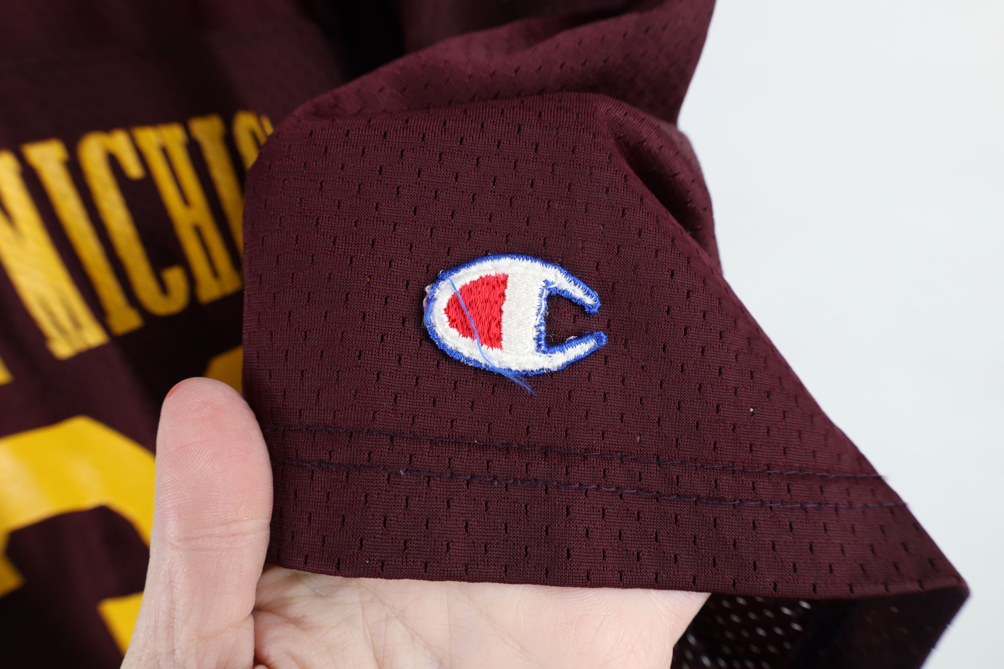 Champion × Vintage Vintage 80s Champion Michigan University Football Jersey US Size US M / EU 48-50 / 2 - 4 Thumbnail