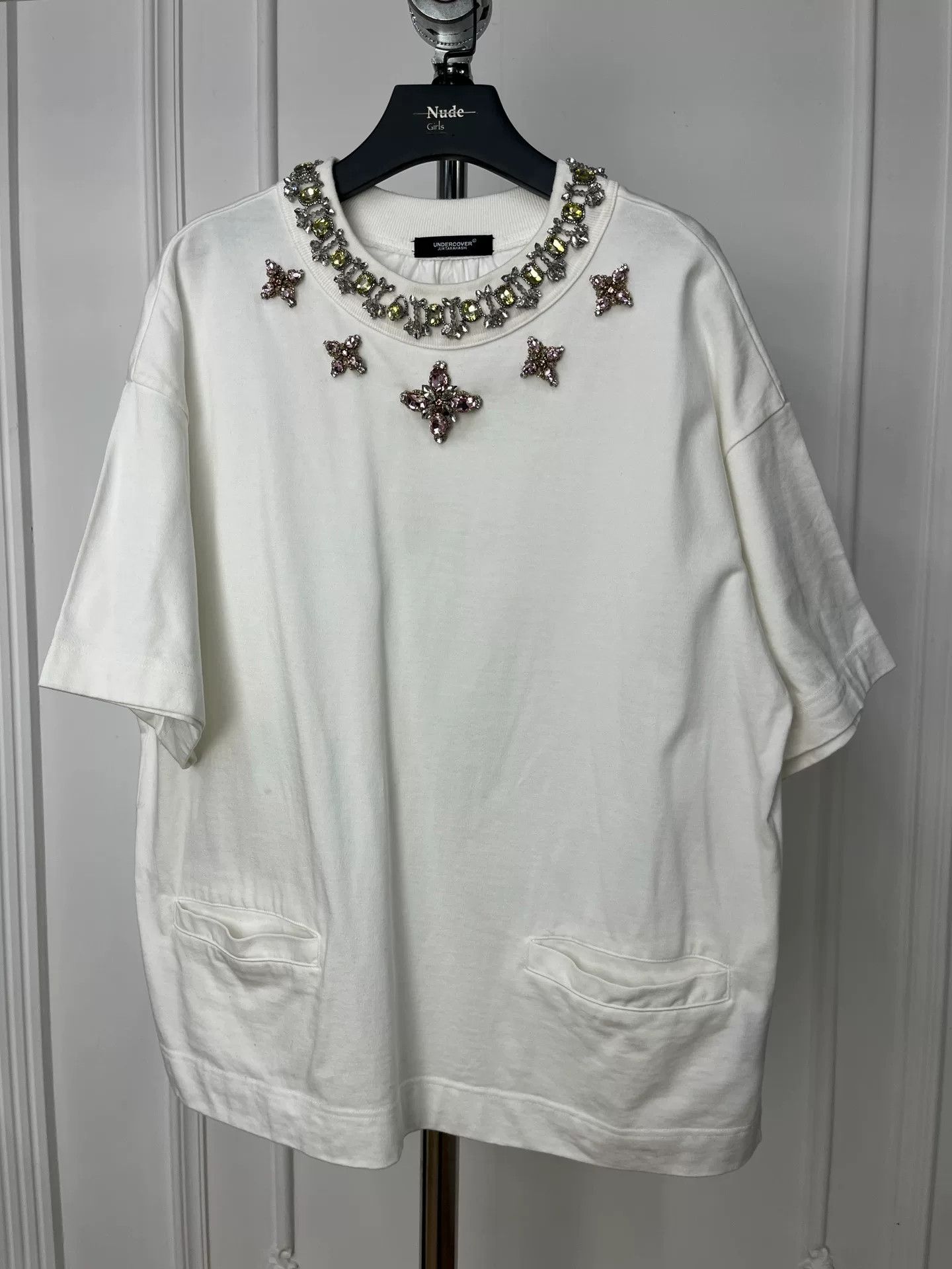 Undercover oversized short sleeve gem detail t-shirt Size XL / US 12-14 / IT 48-50 - 1 Thumbnail