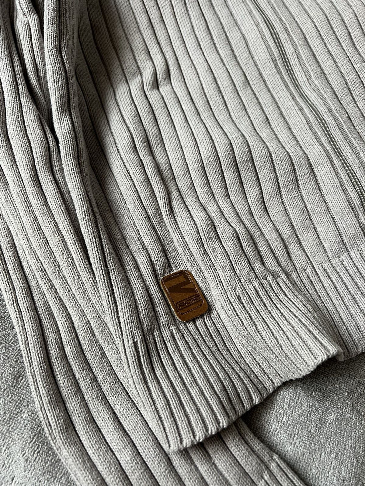 Diesel Diesel zip striped archive punk sweater avant garde y2k 90s Size US L / EU 52-54 / 3 - 4 Thumbnail
