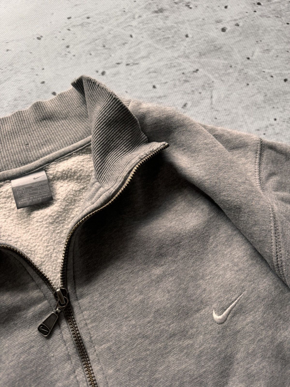Nike × Vintage NIKE VINTAGE BASIC LOGO OVERSIZE BOXY ZIP HOODIE Size US L / EU 52-54 / 3 - 5 Thumbnail