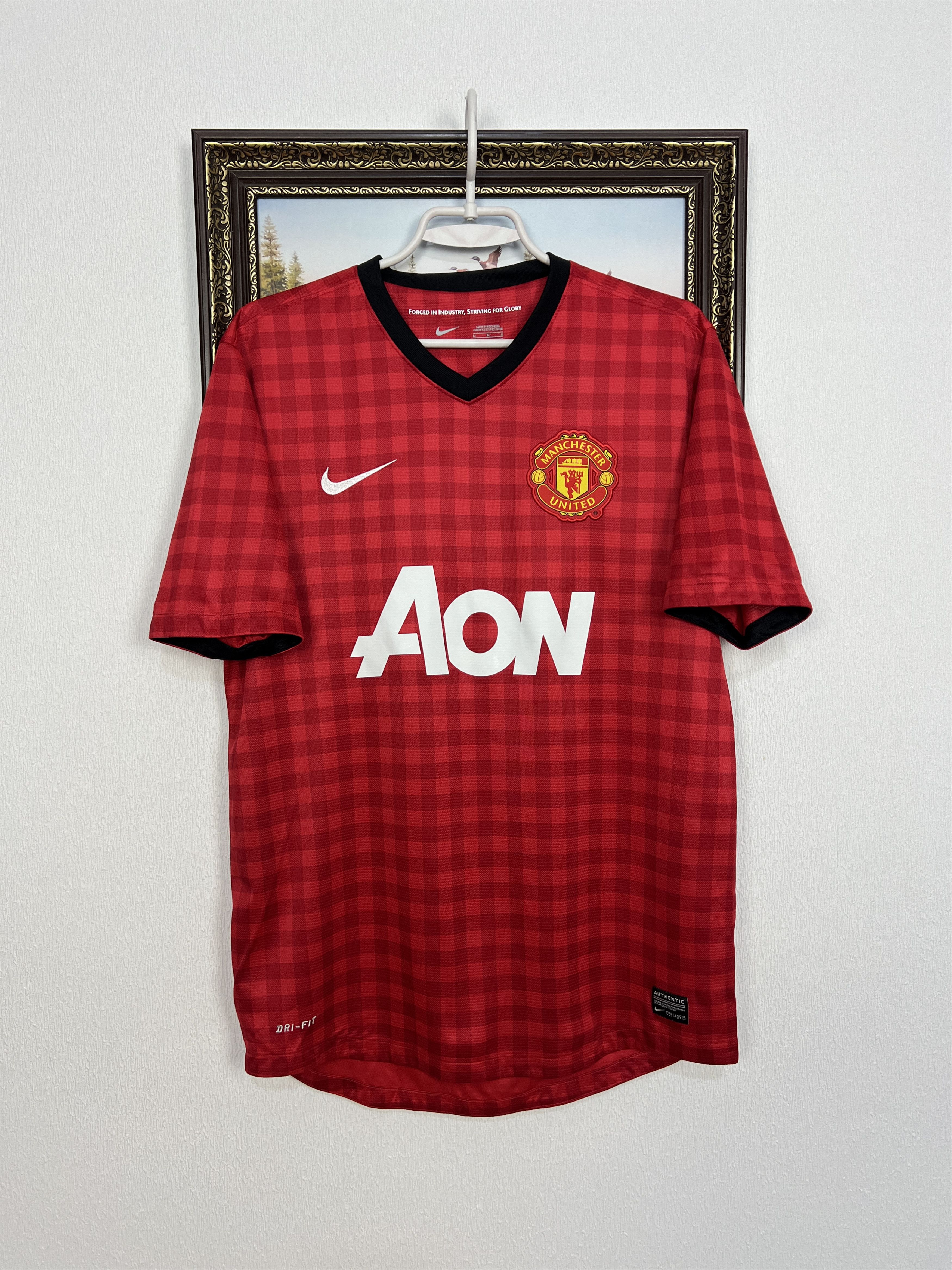 Nike Manchester United Home football shirt Soccer Jersey Trikot Size US M / EU 48-50 / 2 - 1 Thumbnail