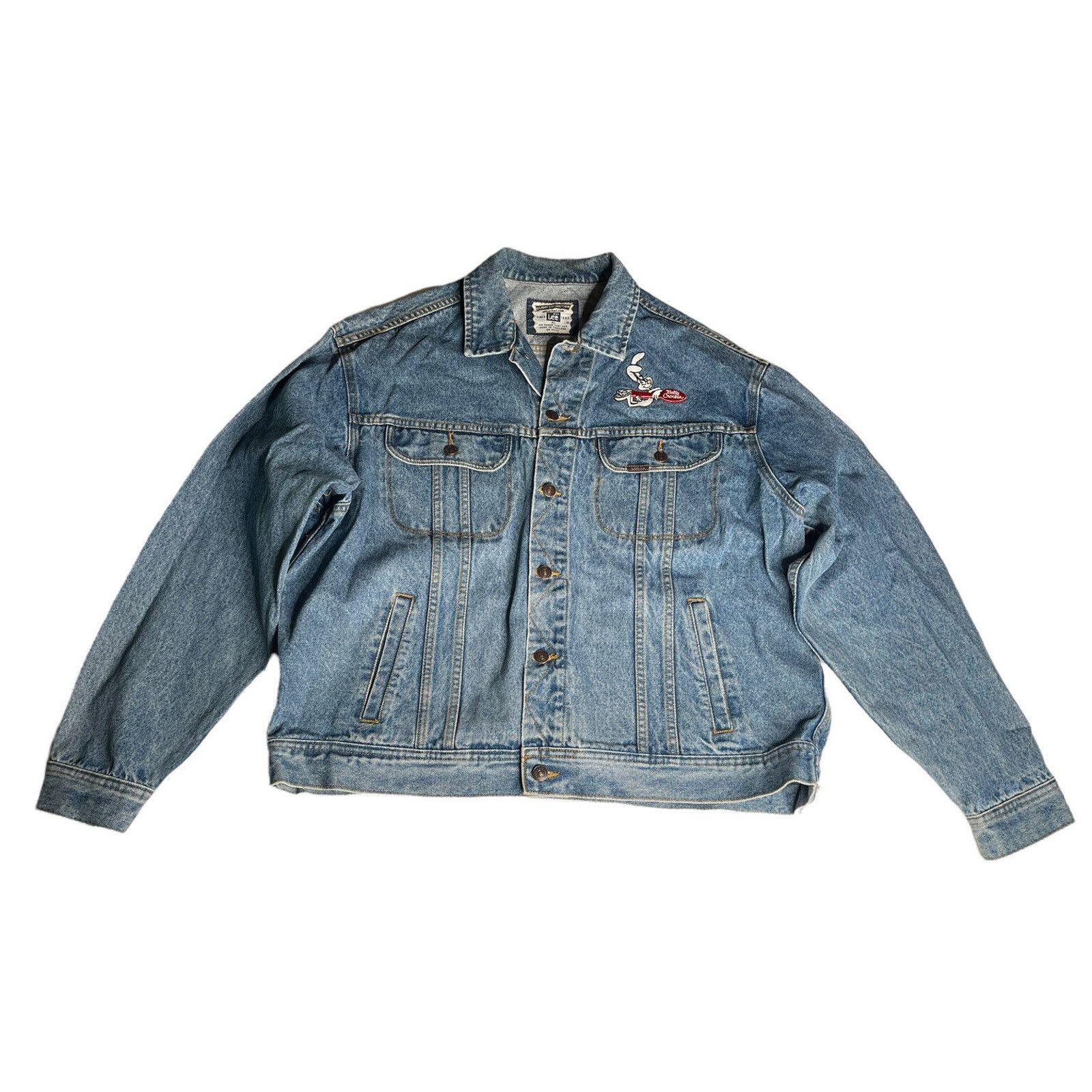 Lee Vtg Lee Trucker Jean Jacket Betty Crocker Trix Bunny XL Size US XL / EU 56 / 4 - 3 Thumbnail