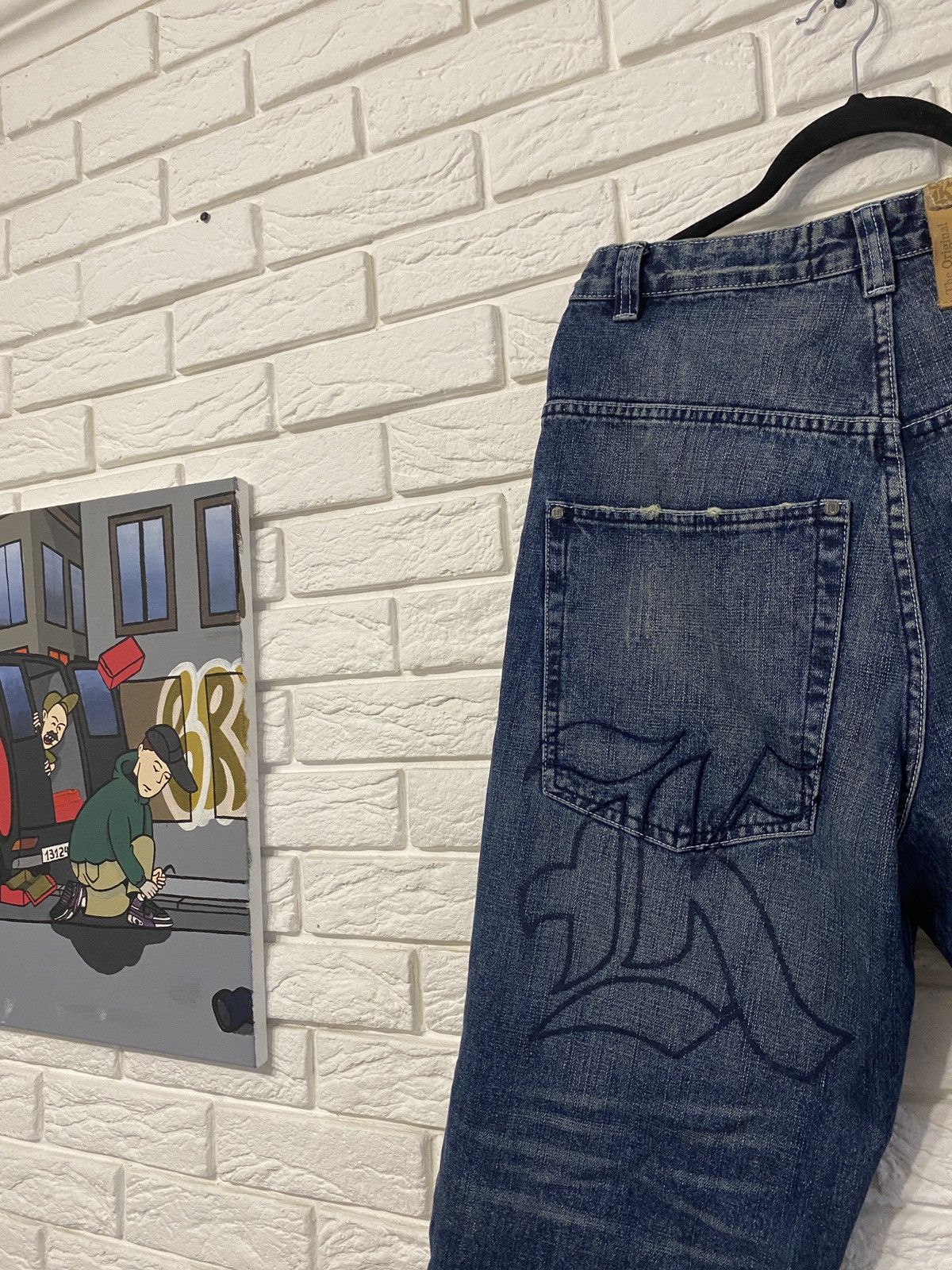 Vintage Karl Kani Brooklyn Baggy Fit Pants Vintage Size US 32 / EU 48 - 8 Thumbnail