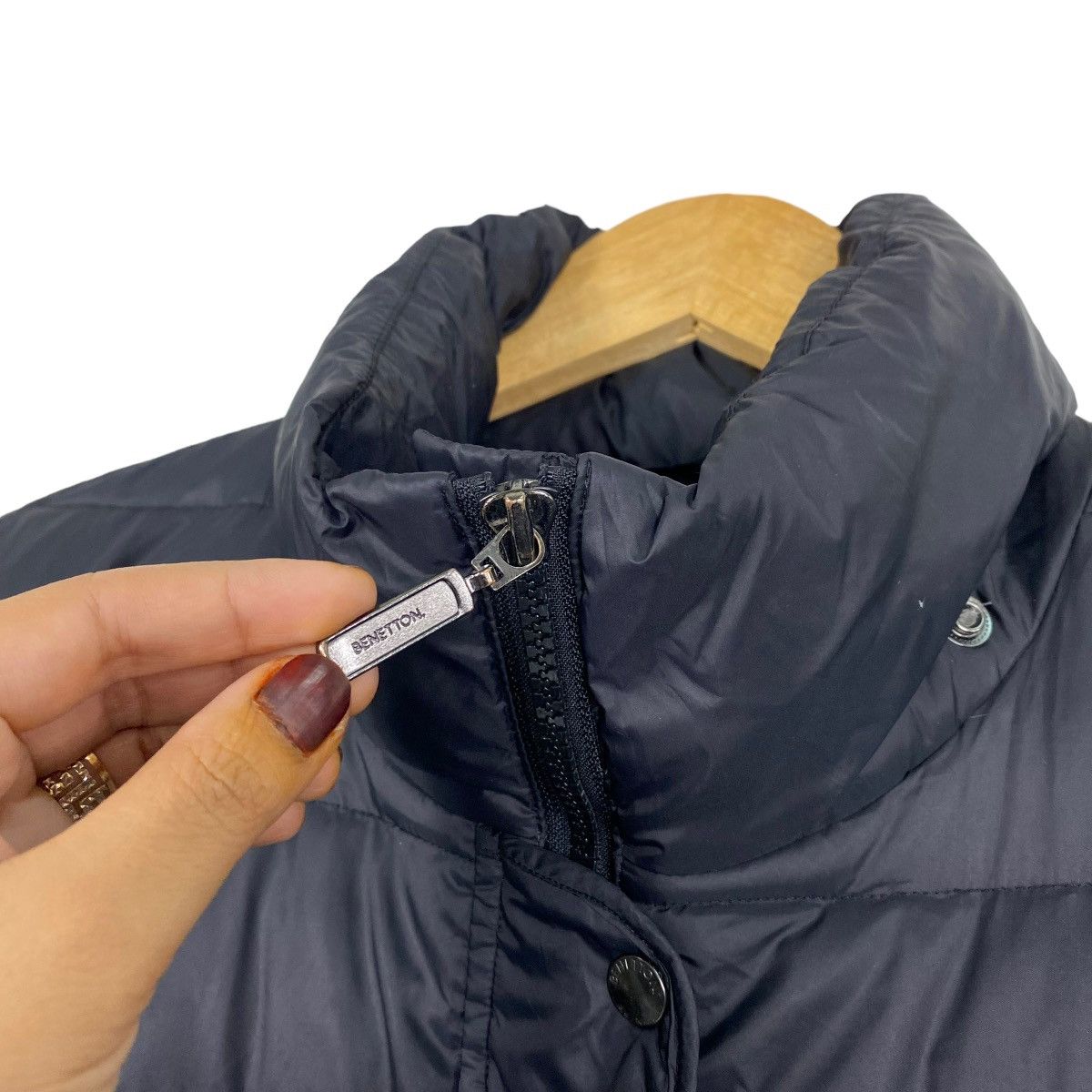 United Colors Of Benetton Benetton Soft Warm Down Puffer Jacket Size US M / EU 48-50 / 2 - 6 Thumbnail