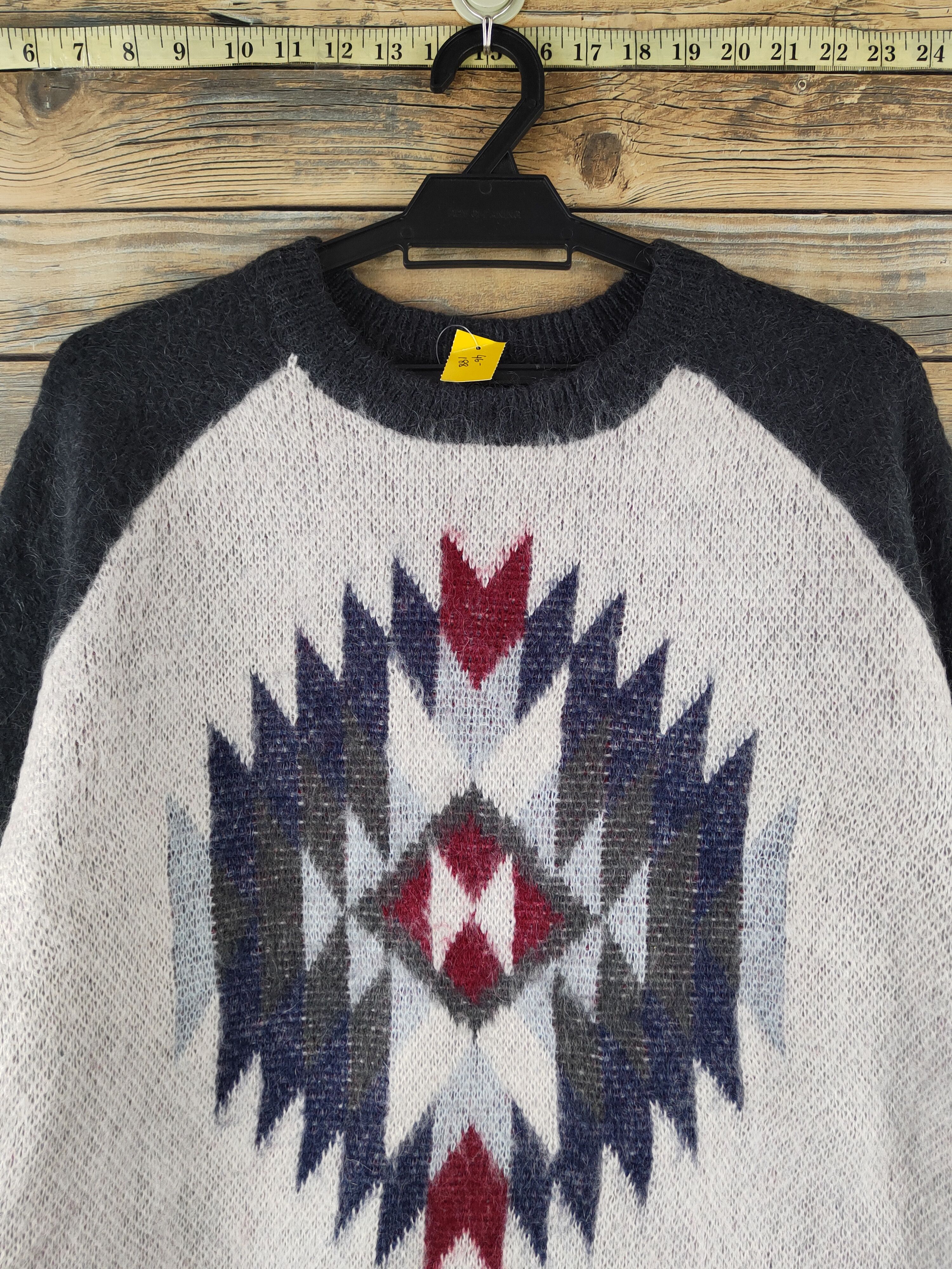 Japanese Brand DL Bayflow Black White Knitwear Sweatshirts #46-188 Size US M / EU 48-50 / 2 - 2 Thumbnail