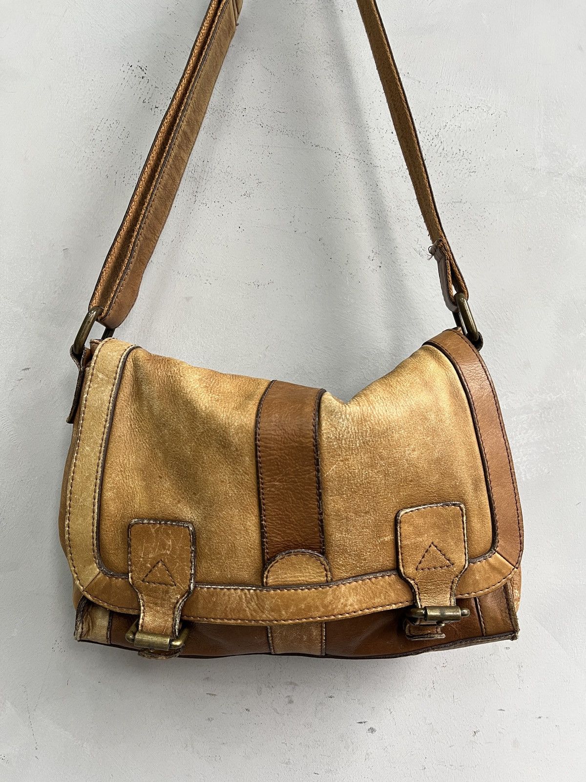 Fossil Kmrii style leather avant garde shoulder bag y2k Size ONE SIZE - 3 Thumbnail