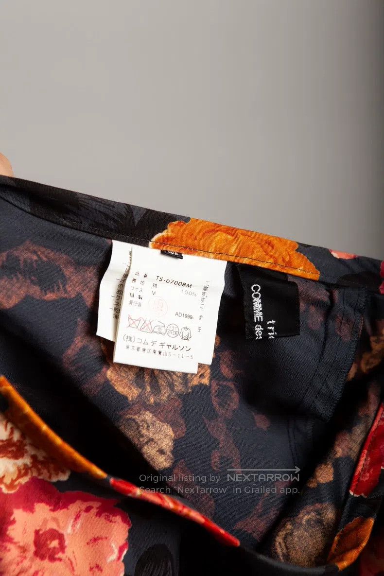 Comme des Garcons Comme Des Garcons size M Floral print, deconstructed silho Size 22" - 3 Thumbnail