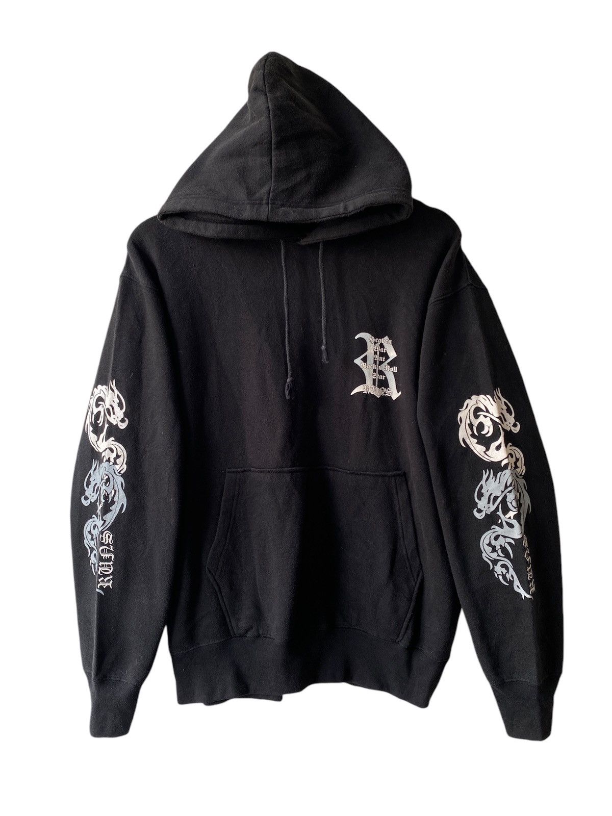 Japanese Brand × Le Grande Bleu (L.G.B.) × Tornado Mart 2000s - Runs Greateful Brand Dragon Design Y2K Style Hoodie Size US M / EU 48-50 / 2 - 2 Thumbnail