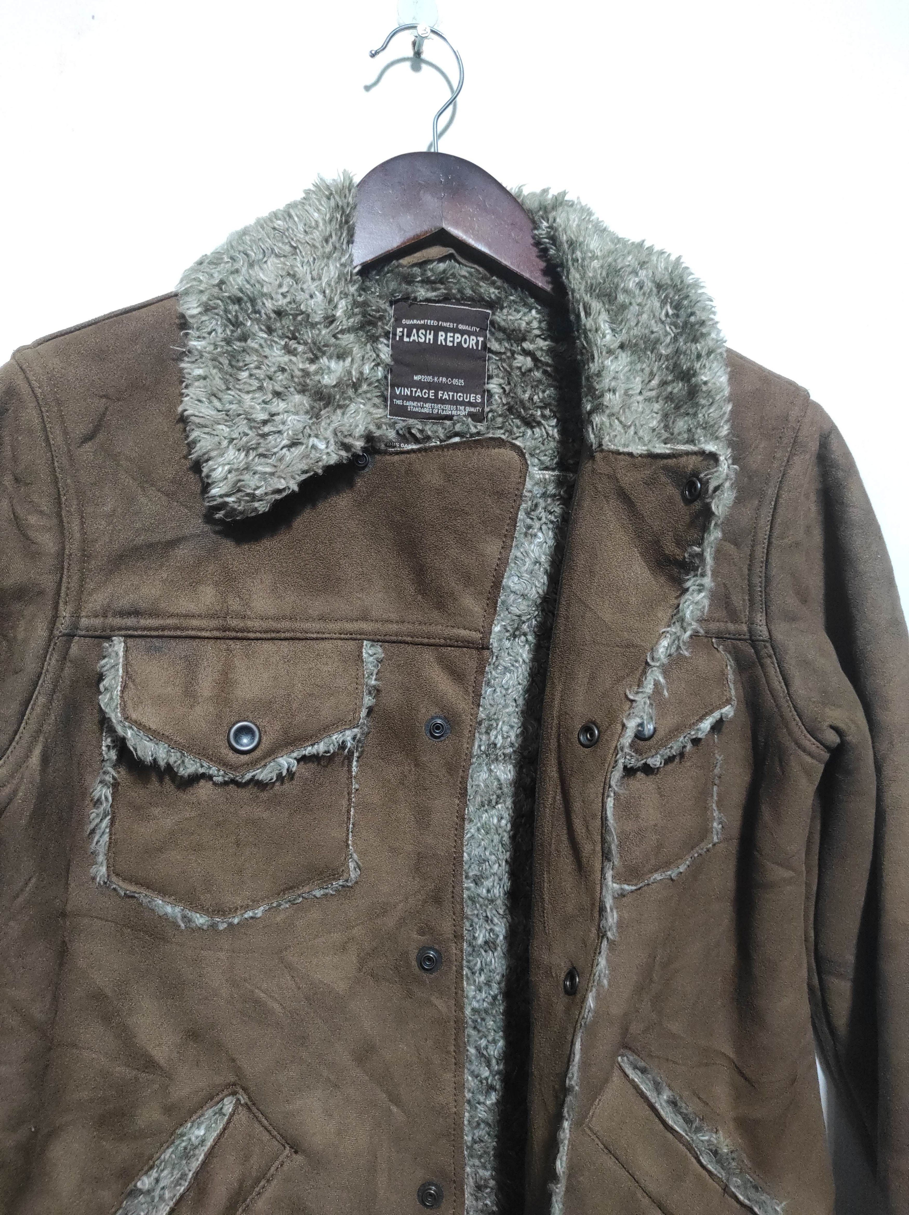 14th Addiction Flash Report Vintage Fatigues Suede Parka Jacket Size US S / EU 44-46 / 1 - 14 Thumbnail