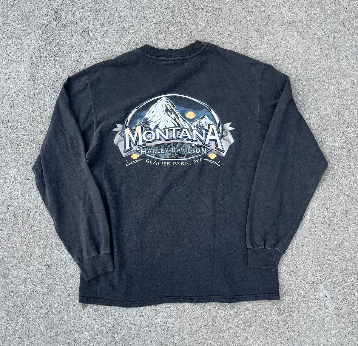 Vintage Vintage Harley Davidson Long Sleeve T-Shirt 1997 Biker Size US M / EU 48-50 / 2 - 2 Thumbnail