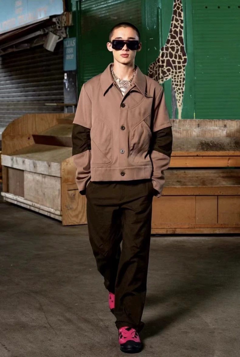 Kiko Kostadinov Kiko Kostadinov Kassel 22SS Blouson Lion Brown/Colmena Bro Size US M / EU 48-50 / 2 - 5 Thumbnail