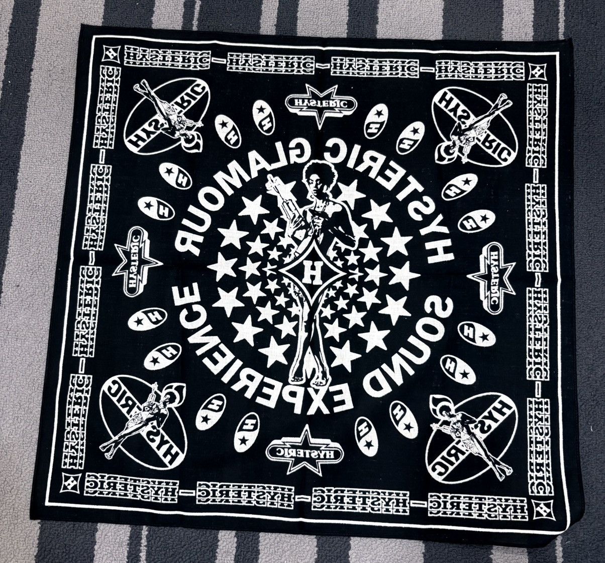 Hysteric Glamour HYSTERIC GLAMOUR SOUND EXPERIENCE BANDANA BNWT Size ONE SIZE - 2 Thumbnail