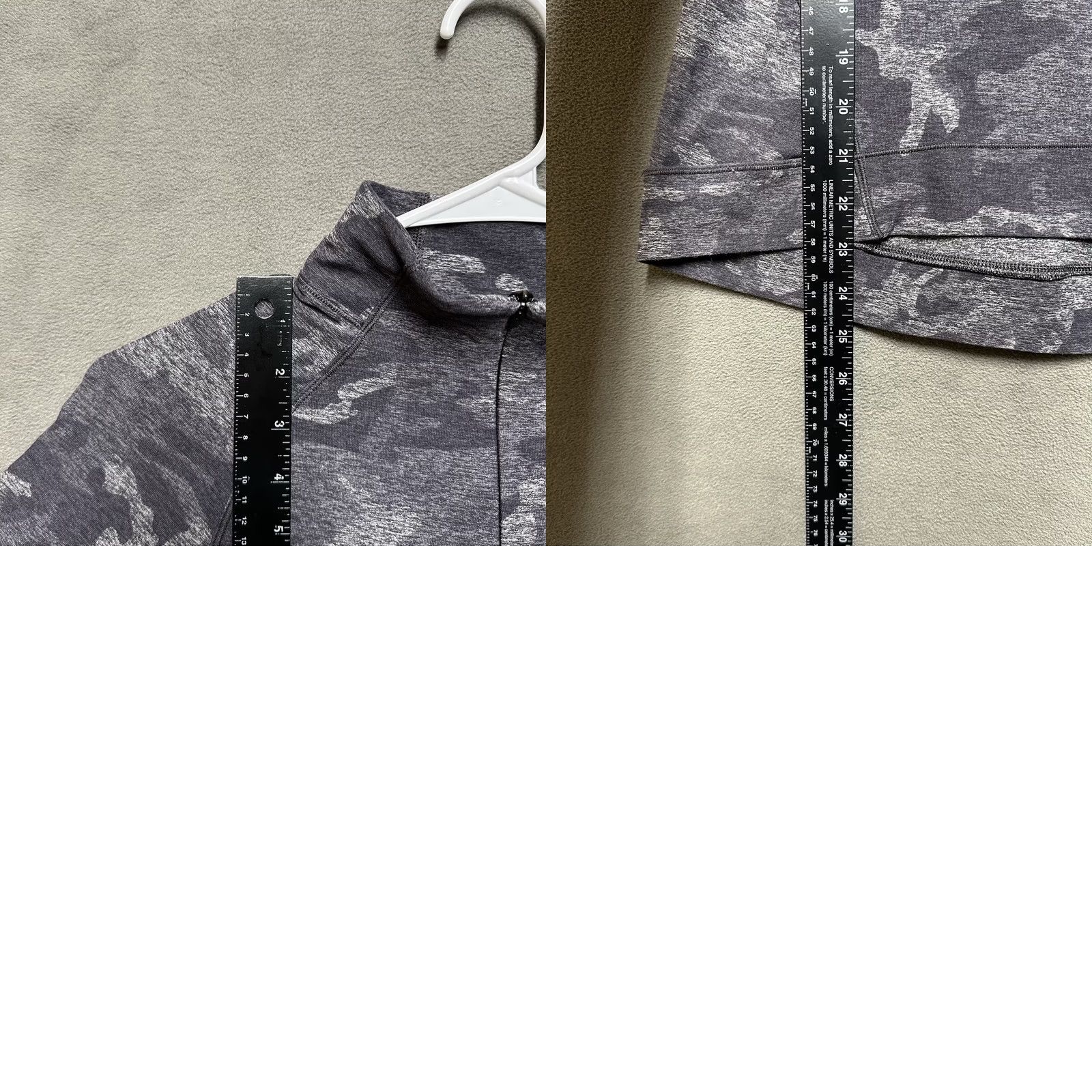 Lululemon Lululemon Outrun The Elements Top Womens Size 6 Gray Incognito Camo HTR Black Size M / US 6-8 / IT 42-44 - 9 Thumbnail