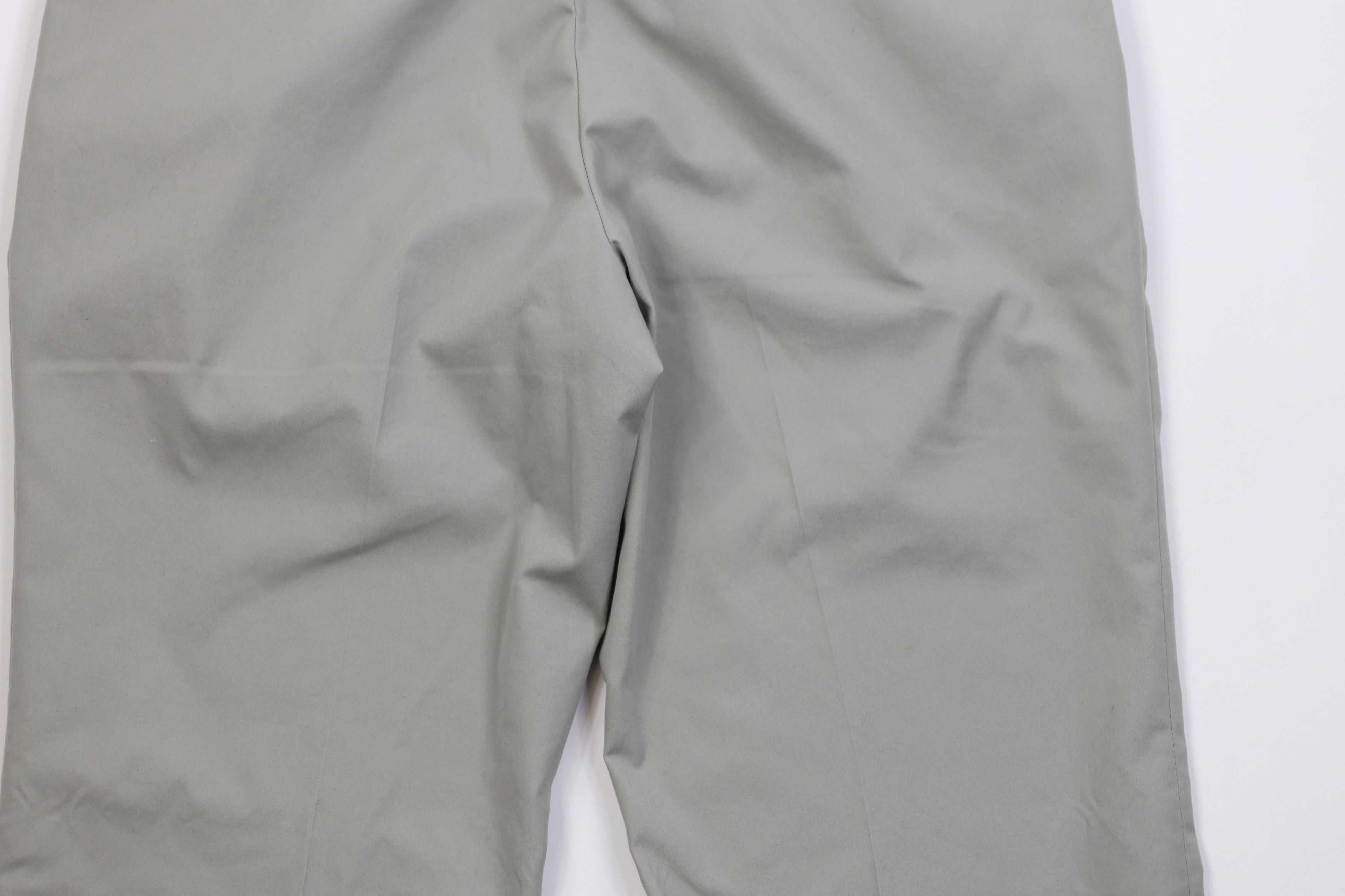 Lands' End Vintage 70s Lands End Wide Leg Chino Pants Light Green USA Size US 34 / EU 50 - 11 Thumbnail