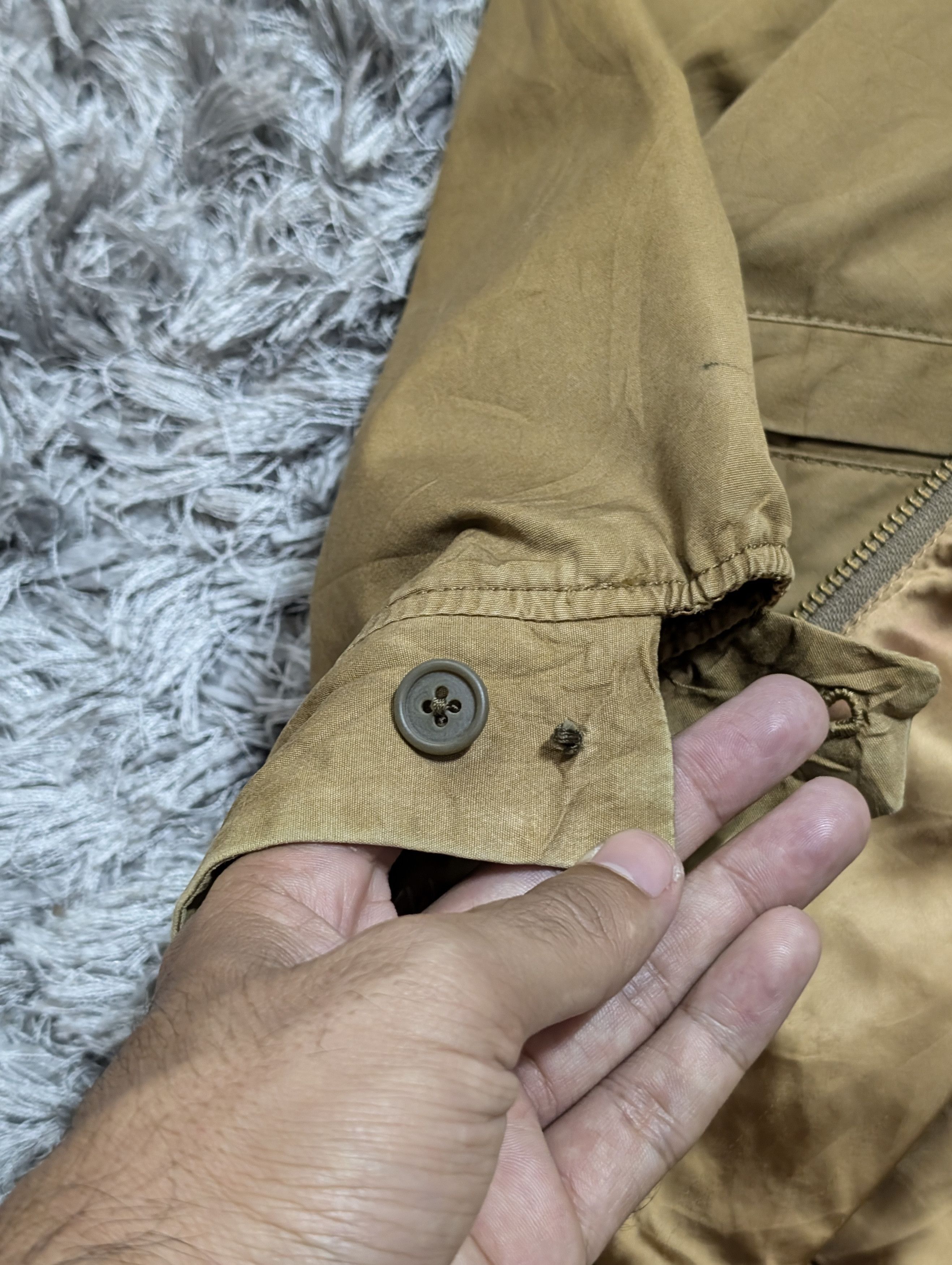 Karl Helmut Vintage Karl Helmut Sunfaded Zipper Bomber Jacket Outerwear Size US L / EU 52-54 / 3 - 9 Thumbnail