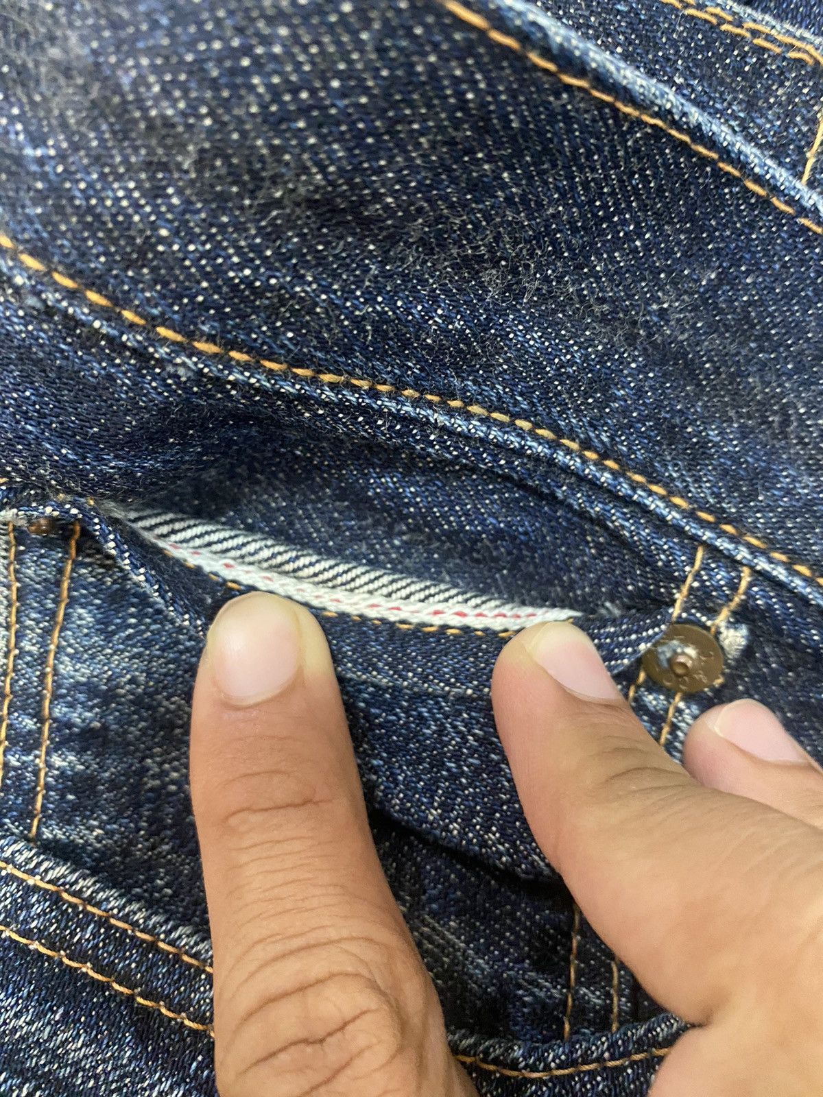 Japanese Brand × Skull Jeans by an Alchemist Rare Skull Jeans Analchemist Selvedge Jeans 29x34 Made Japan Size US 29 - 7 Thumbnail