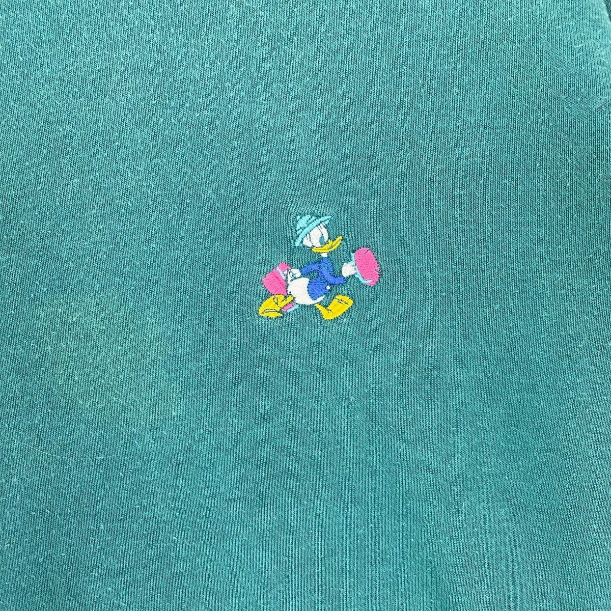 Vintage Vintage Uniqlo Donald Embroidered Crewneck Sweatshirt Green Size XL / US 12-14 / IT 48-50 - 6 Thumbnail