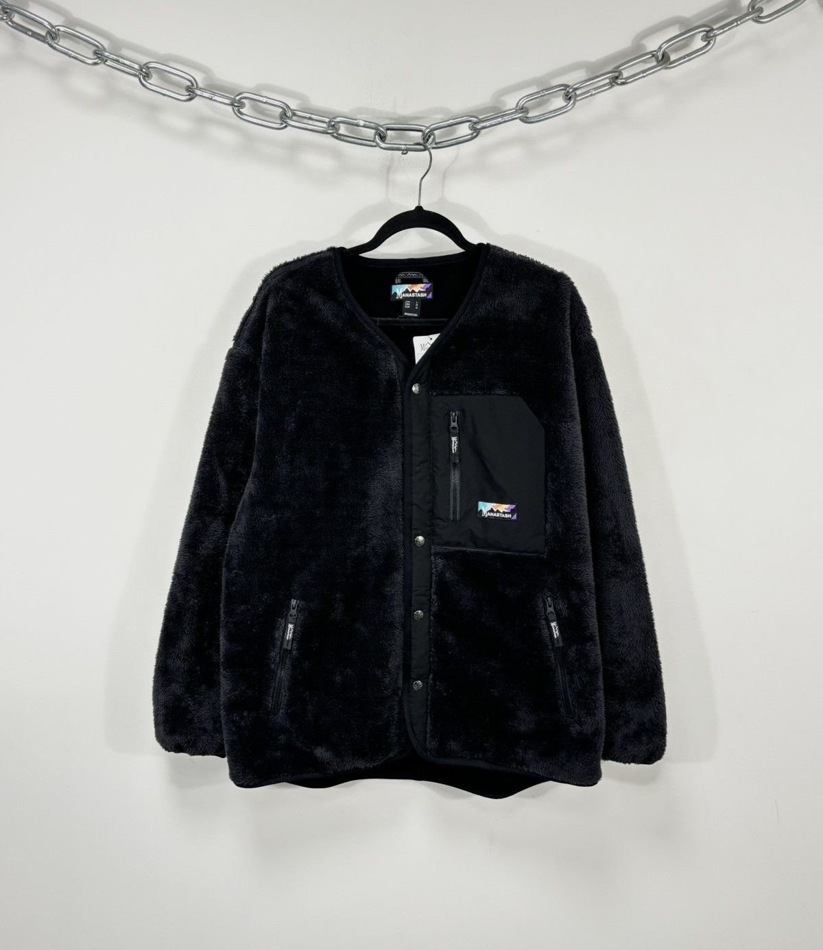 Manastash Manastash Bigfoot Jacket ‘23 Men’s Black Fleece Outdoor Size US M / EU 48-50 / 2 - 1 Thumbnail