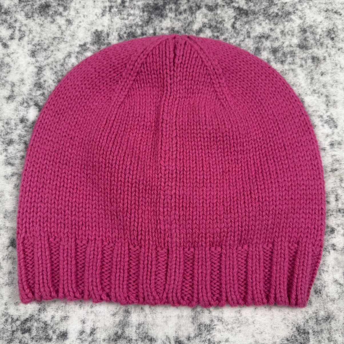 Aape A Bathing Ape Big Logo Knit ‘Pink’ Beanie Size ONE SIZE - 4 Thumbnail