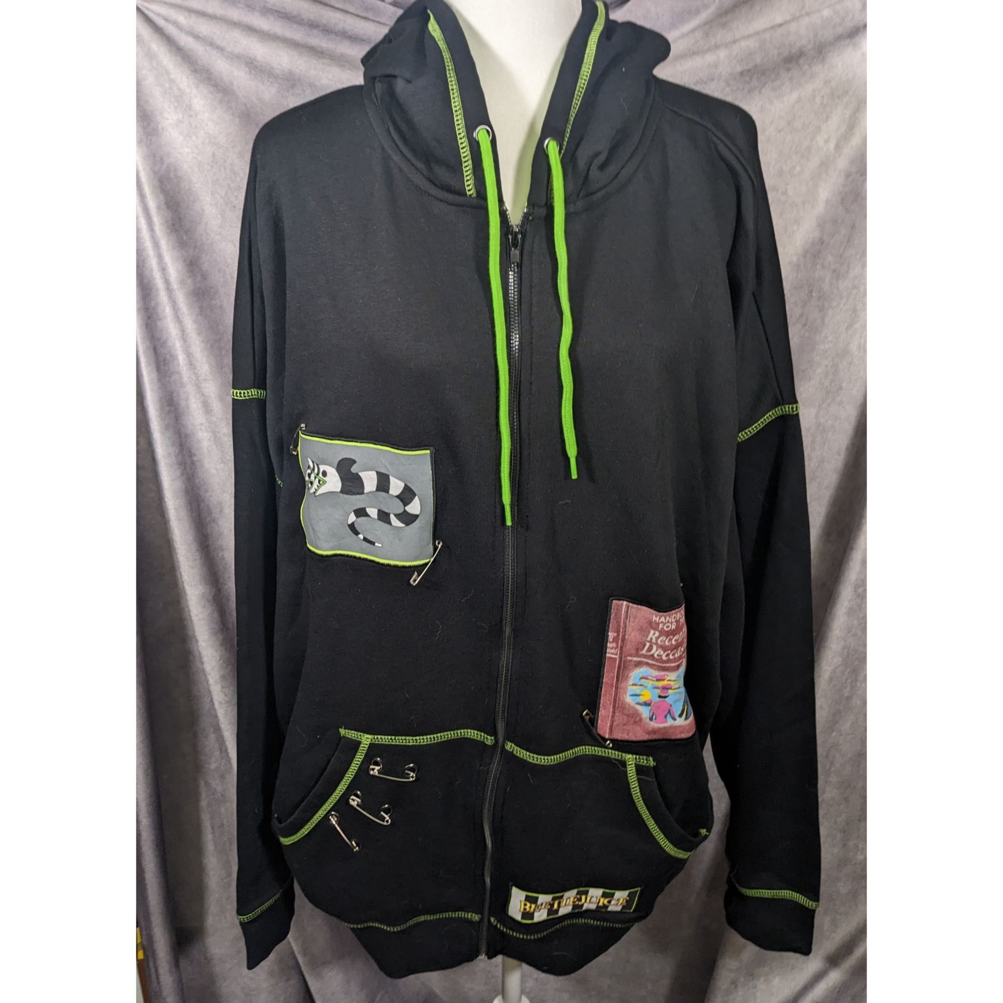 Other Beetlejuice Full Zip Hoodie Size XL / US 12-14 / IT 48-50 - 8 Thumbnail