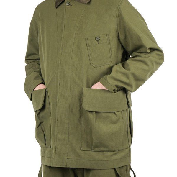 Snow Peak Takibi jacket olive khaki chore work coverall Barbour waxed Size US S / EU 44-46 / 1 - 15 Thumbnail