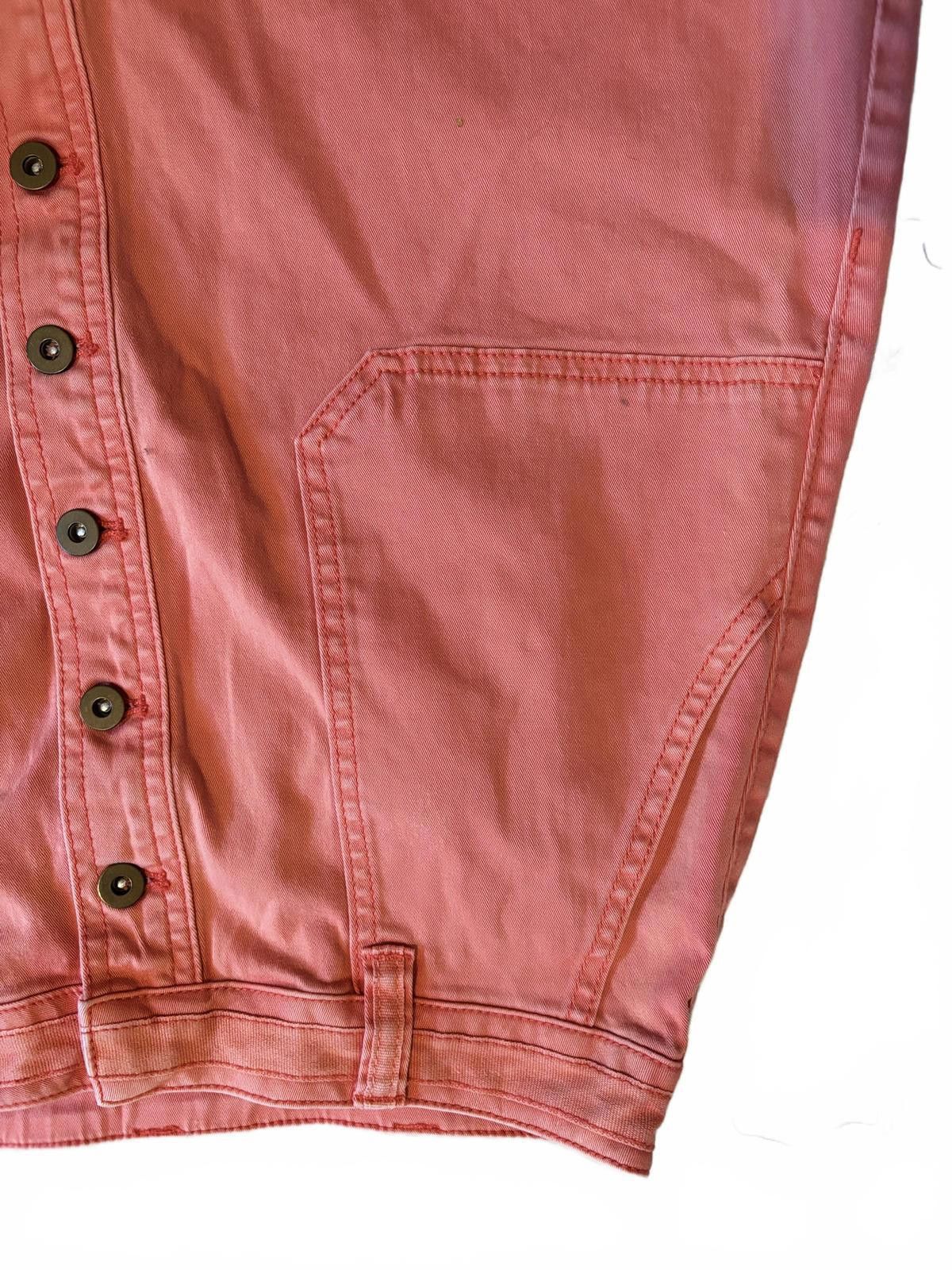Designer Anthropologie Pilcro/ Letterpress Button Coral Chino Skirt 0 Size 32" / US 10 / IT 46 - 7 Thumbnail