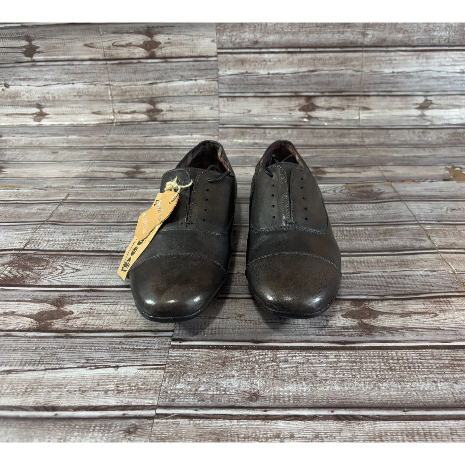 Bed Stu Bed Stu Goodman Lace Up Cap Toe Leather Oxford Shoe size 9 b Size US 9 / EU 42 - 2 Thumbnail