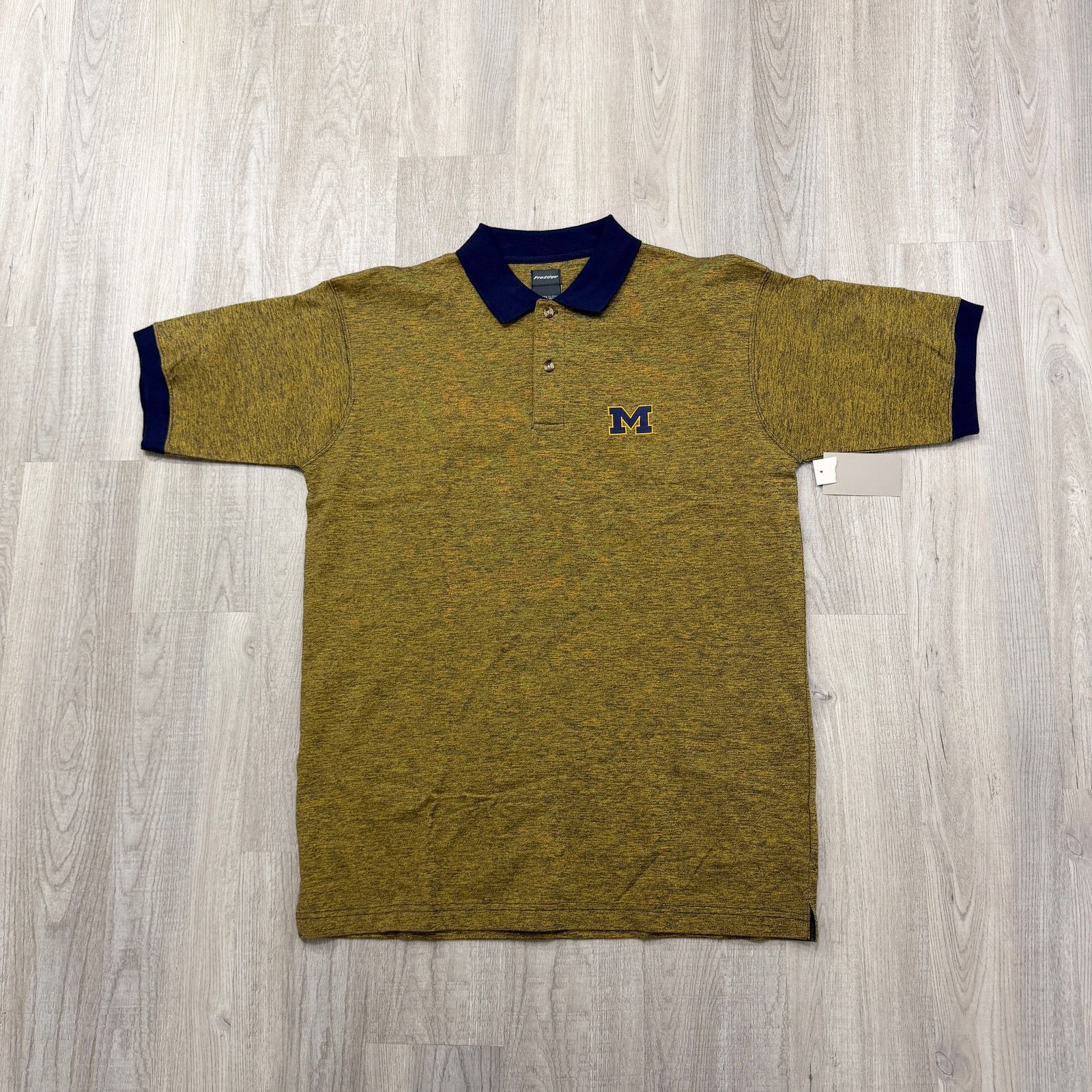 Vintage Vintage Michigan Wolverines Polo Shirt Men's Large NEW Size US L / EU 52-54 / 3 - 1 Thumbnail
