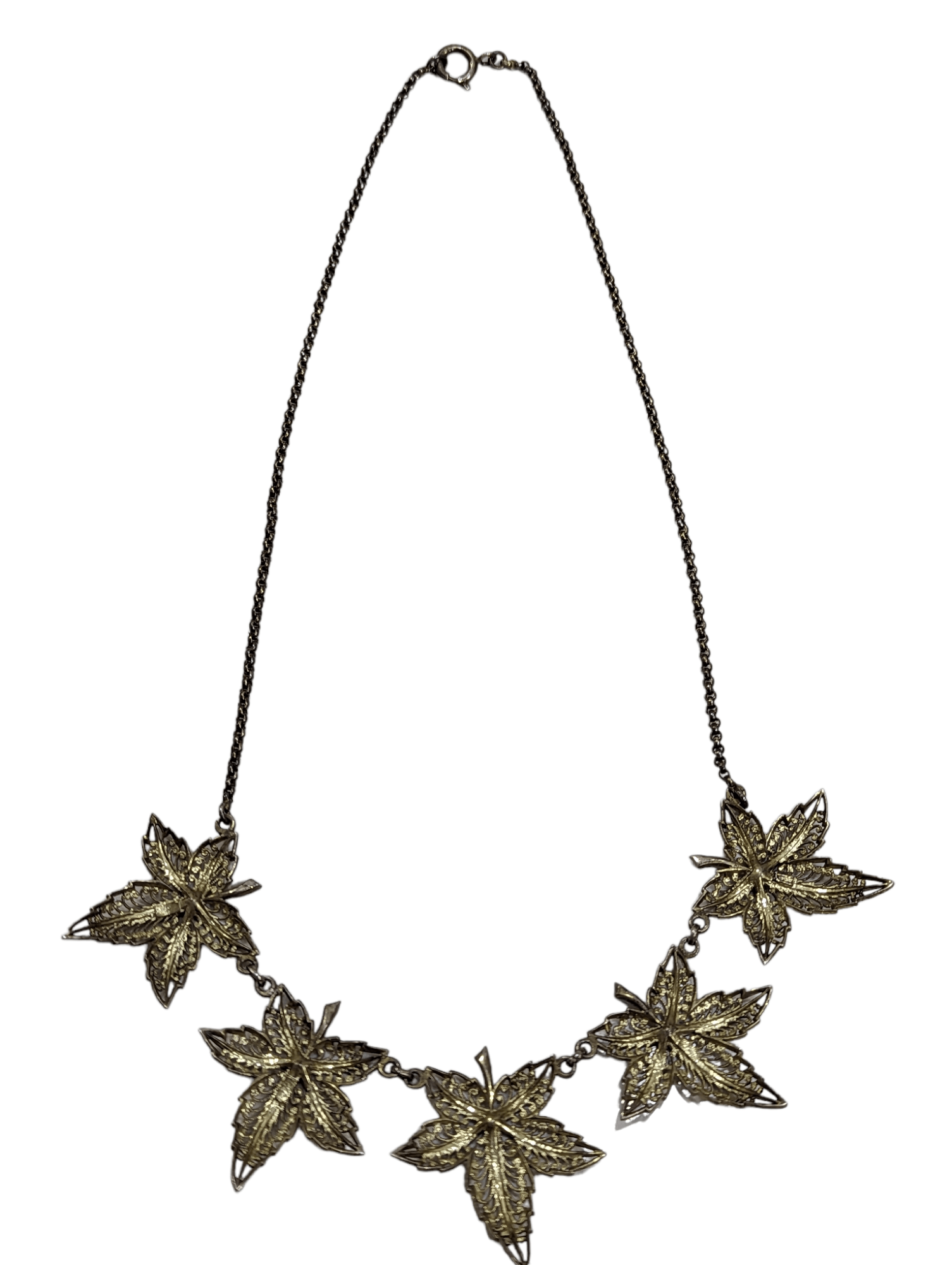 Jewelry Marijuana Weed Leaf Necklace Jewelry Hippie Peace Bob Marley Size ONE SIZE - 4 Thumbnail