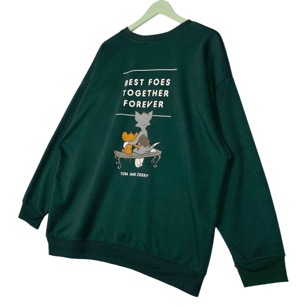 Cartoon Network × Vintage Vintage Tom&Jerry Embroidered/Full Print Crewneck Sweatshirt Size US XL / EU 56 / 4 - 2 Thumbnail