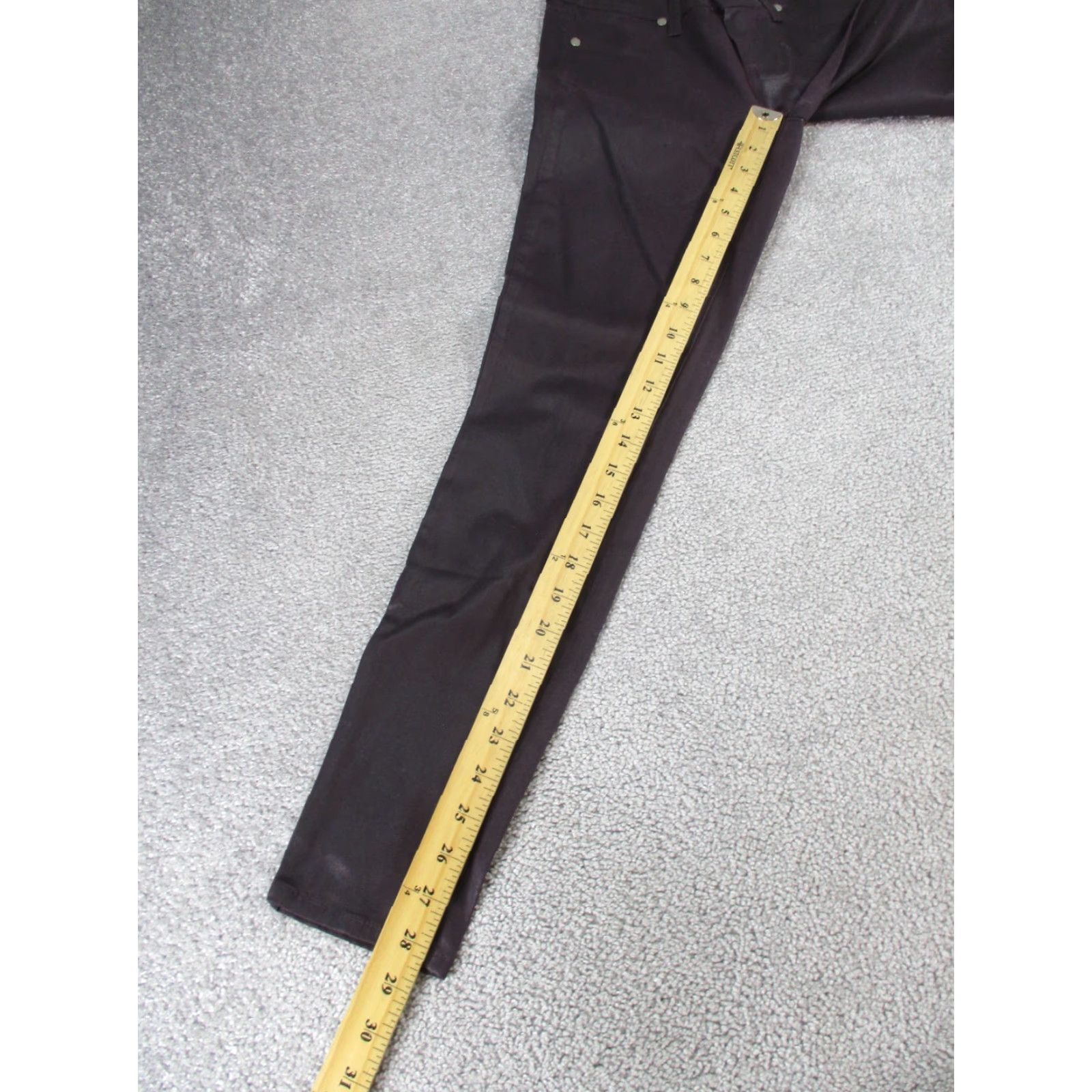 Paige Paige Verdugo Jeans Womens 26 Dark Purple Coated Denim Skinny Paige Jeans Women 26 Purple Skinny Verdugo Dark Purple 90s? Size 26" / US 2 / IT 38 - 4 Thumbnail