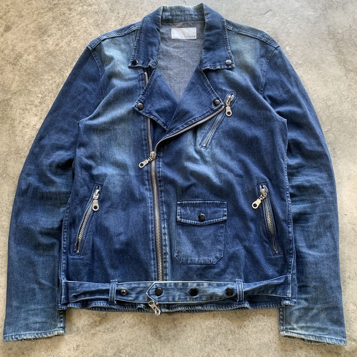 Japanese Brand Blue Tornado Japan Double Collar Punk Jacket Size US L / EU 52-54 / 3 - 3 Thumbnail