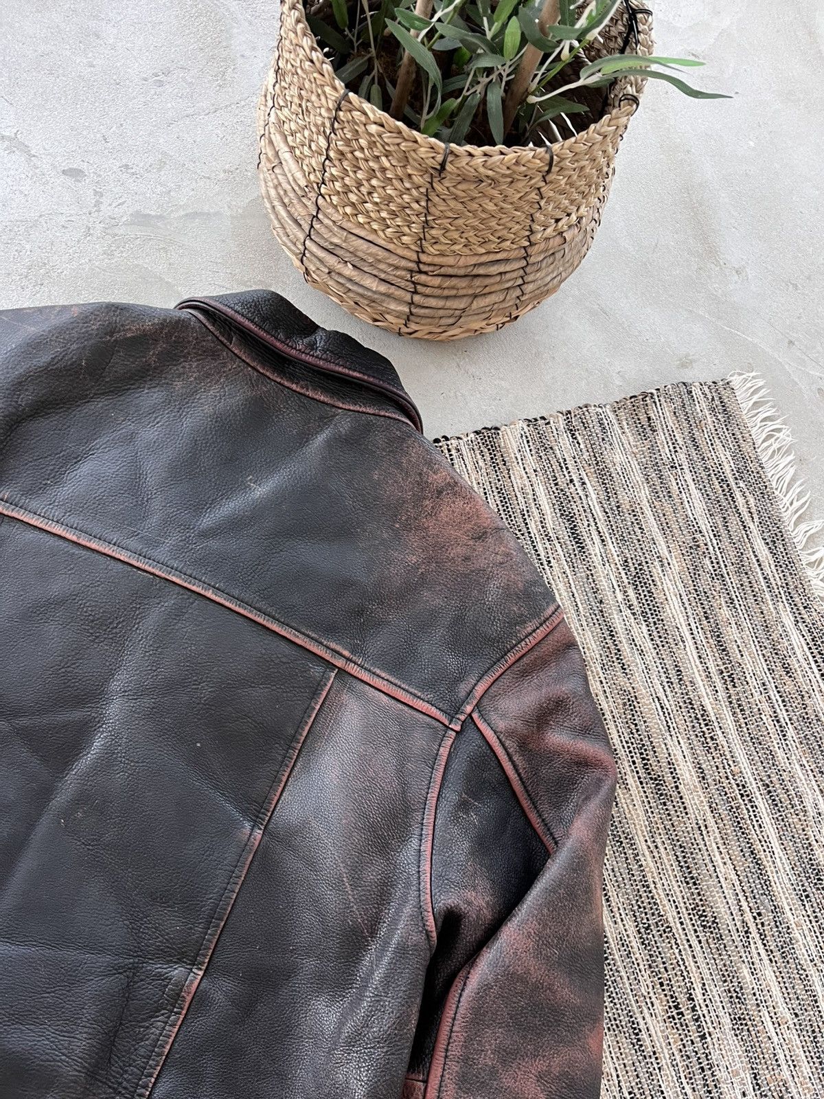 Genuine Leather Hype Vintage Coach Black Red Leather Bomber Jacket Y2K Sk8 Size US XL / EU 56 / 4 - 17 Thumbnail