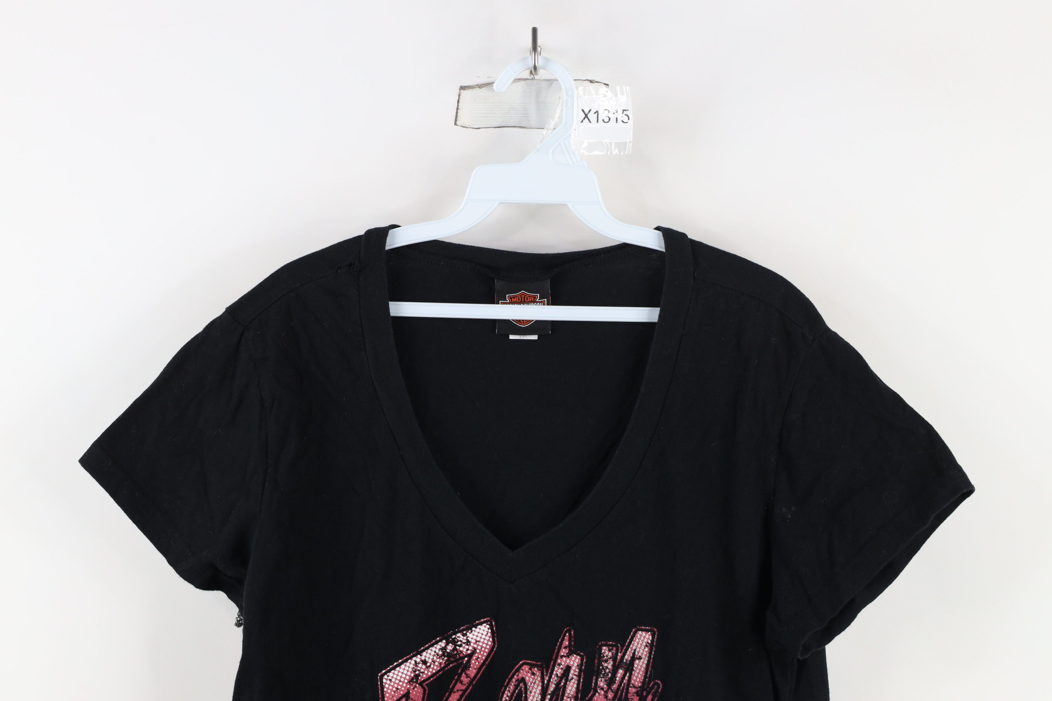 Harley Davidson × Vintage Vintage Y2K Harley Davidson Spell Out Born To Ride T-Shirt Size XXL / US 16-18 / IT 52-54 - 2 Thumbnail
