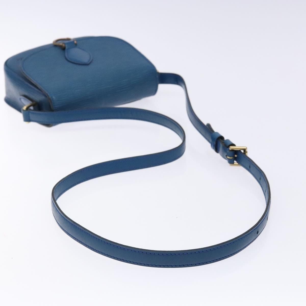 Louis Vuitton LOUIS VUITTON Epi Saint Cloud PM Shoulder Bag Blue M52195 Size ONE SIZE - 6 Thumbnail