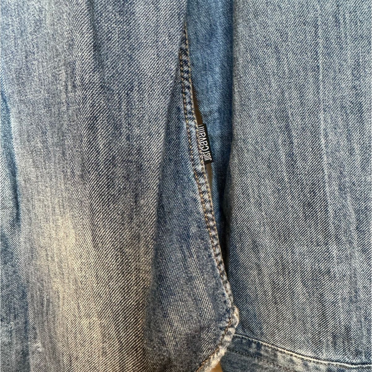 Just Cavalli Just Cavalli Denim Button Down Shirt - Size L Size US L / EU 52-54 / 3 - 9 Thumbnail