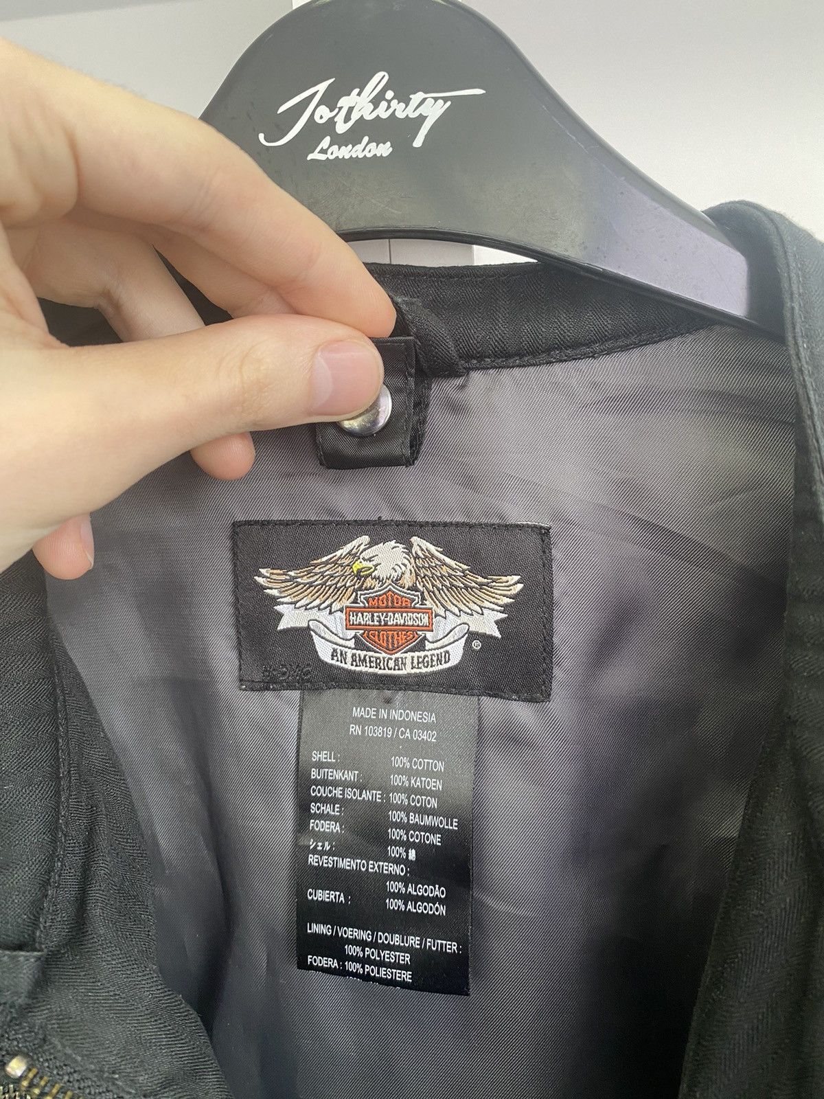 Harley Davidson × Vintage Vintage Harley-Davidson Motorcycles Big Logo Women’s Jacket Size M / US 6-8 / IT 42-44 - 8 Thumbnail