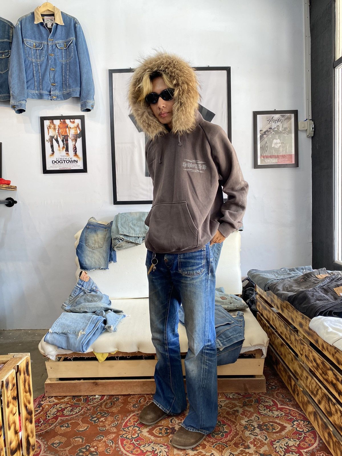 Hysteric Glamour × If Six Was Nine × Japanese Brand Fur hoodie tribal poem japanese style Size US L / EU 52-54 / 3 - 10 Thumbnail