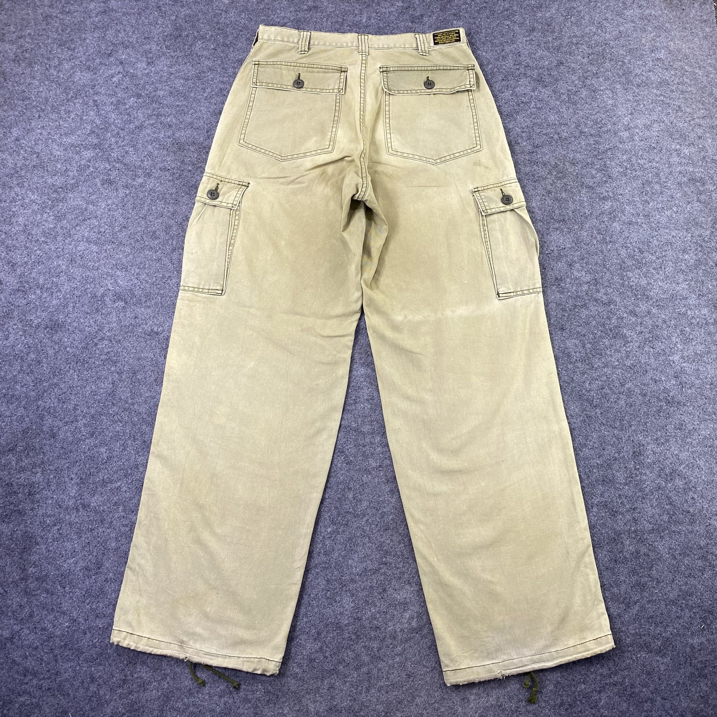 Schott Schott NYC Military Cargo Pants-C002 Size US 30 / EU 46 - 2 Thumbnail