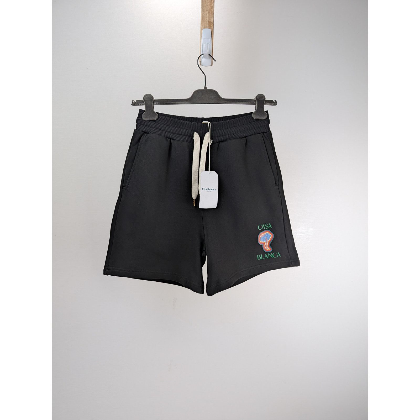 Casablanca o1rshd1 Mushroom Printed Sweatshort in Black Size US 32 / EU 48 - 1 Thumbnail