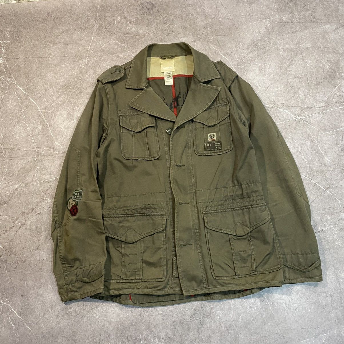 RARE DIESEL PANTHERS FIGHTERS SQUADRON AVANT GARDE JACKET