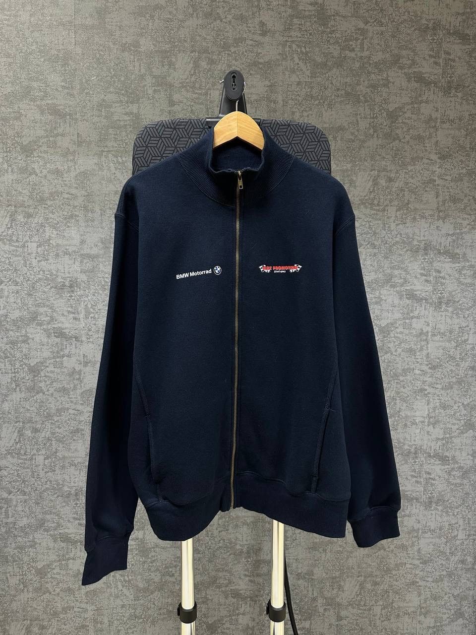 BMW × Vintage Vintage BMW Racing Big Logo Zip Hoodie Size US L / EU 52-54 / 3 - 1 Thumbnail