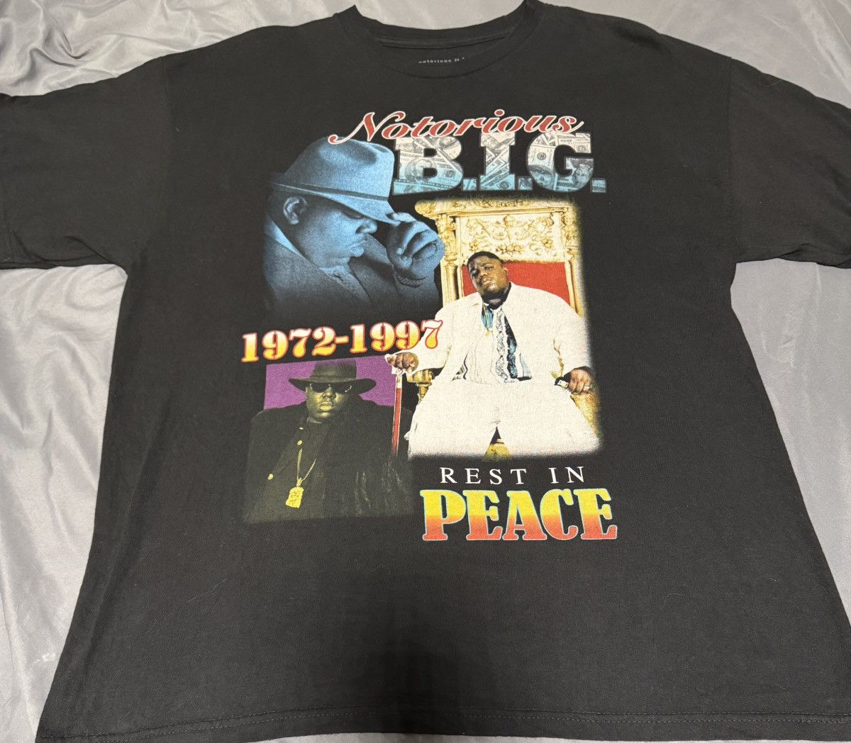 Other Vintage Y2K Notorious B.I.G. RIP Graphic Tee Biggie Smalls Size US XL / EU 56 / 4 - 3 Thumbnail
