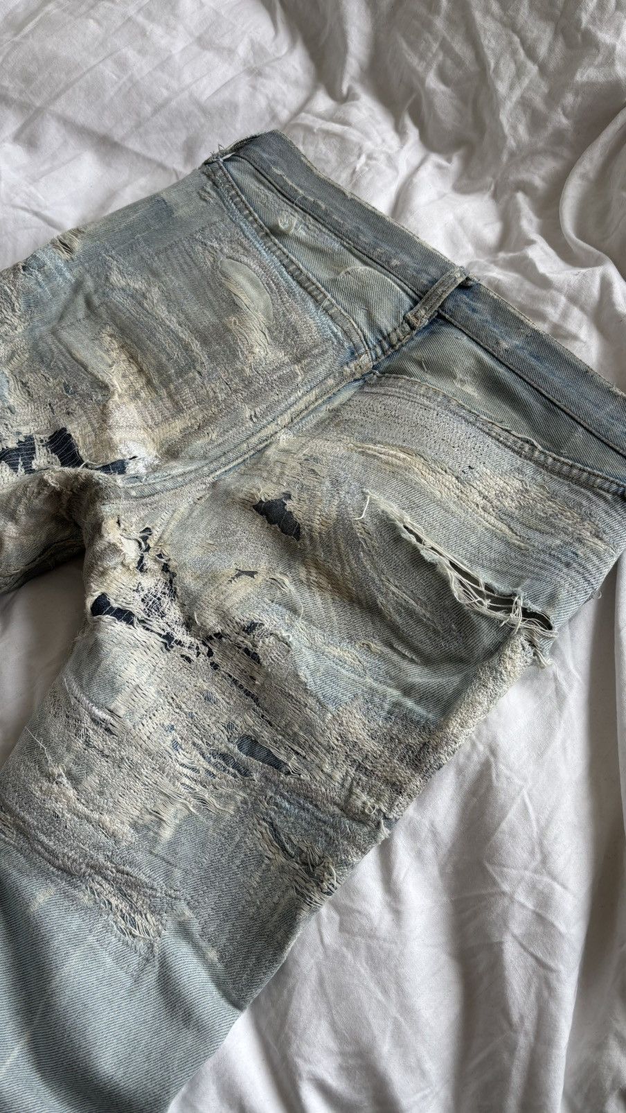 Maison Margiela ⓪ ⑩ GRAIL Maison Martin Margiela artisanal jeans repaired Size US 32 / EU 48 - 13 Thumbnail
