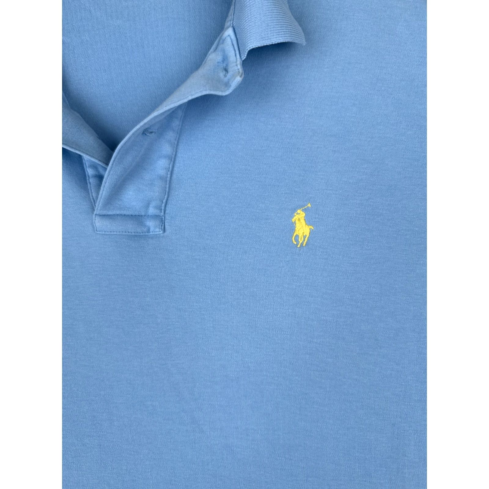 Ralph Lauren VINTAGE Ralph Lauren Polo Shirt Adult Medium Blue Short Sleeve 100% Cotton Activewear Mens Size US M / EU 48-50 / 2 - 6 Thumbnail