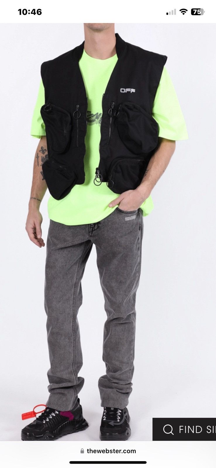 Off-White Off-White Virgil Abloh Tactical Vest Size US M / EU 48-50 / 2 - 16 Thumbnail