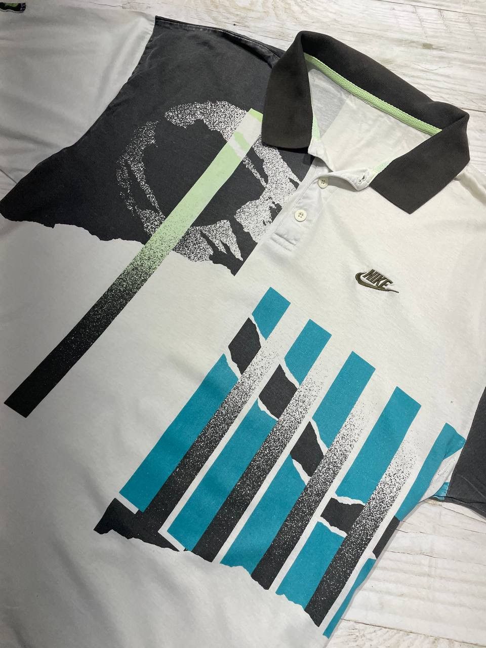 Nike Vintage Nike Challenge Court Polo Shirt Andre Agassi 1990s Size US XXL / EU 58 / 5 - 8 Thumbnail